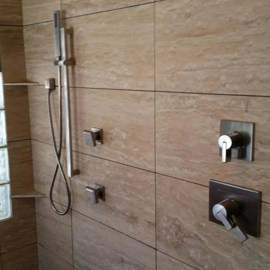 Shower fixture installation for Water Heater Replacement in Gainesville